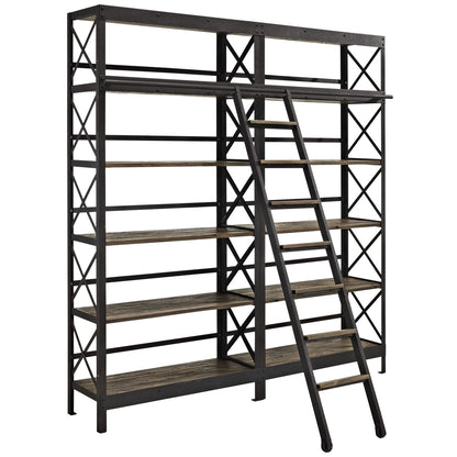 Headway Wood Stand in Brown