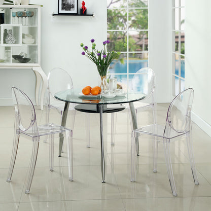 Casper Dining Side Chair in Clear