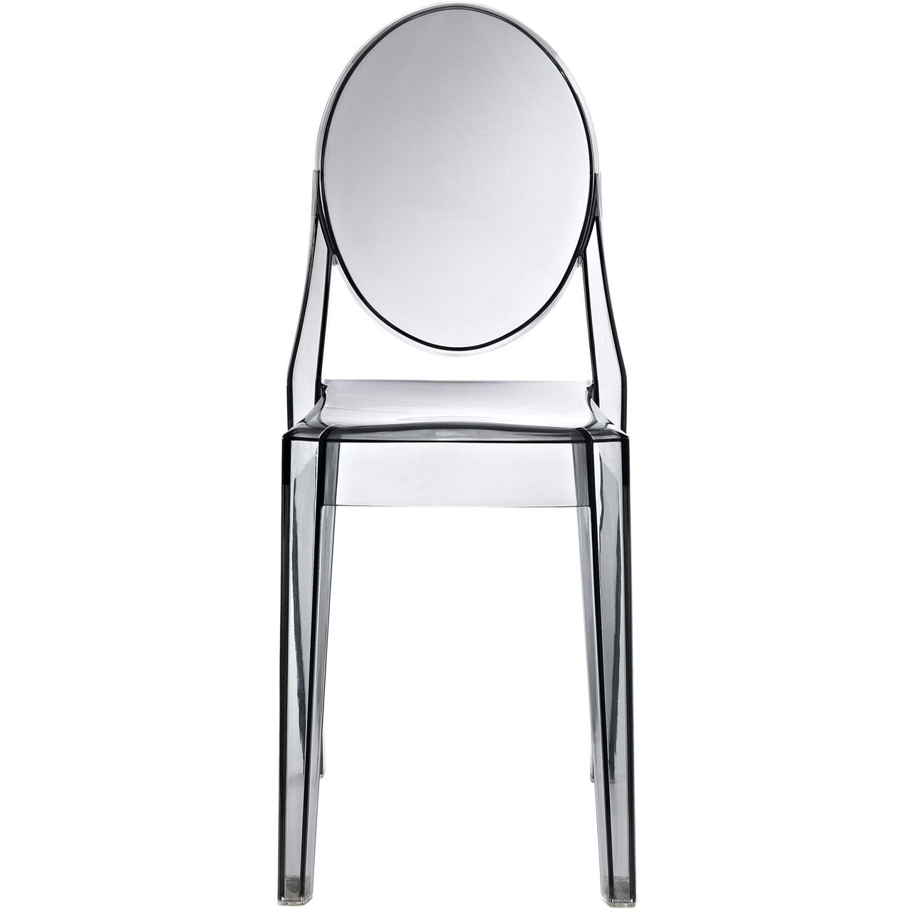 Casper Dining Side Chair in Smoked Clear