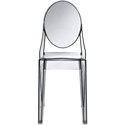 Casper Dining Side Chair in Smoked Clear