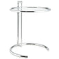Eileen Gray Side Table in Silver