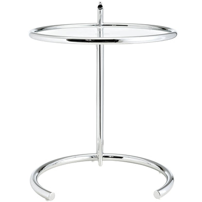 Eileen Gray Side Table in Silver