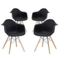 Pyramid Dining Armchair Set of 4 in Black
