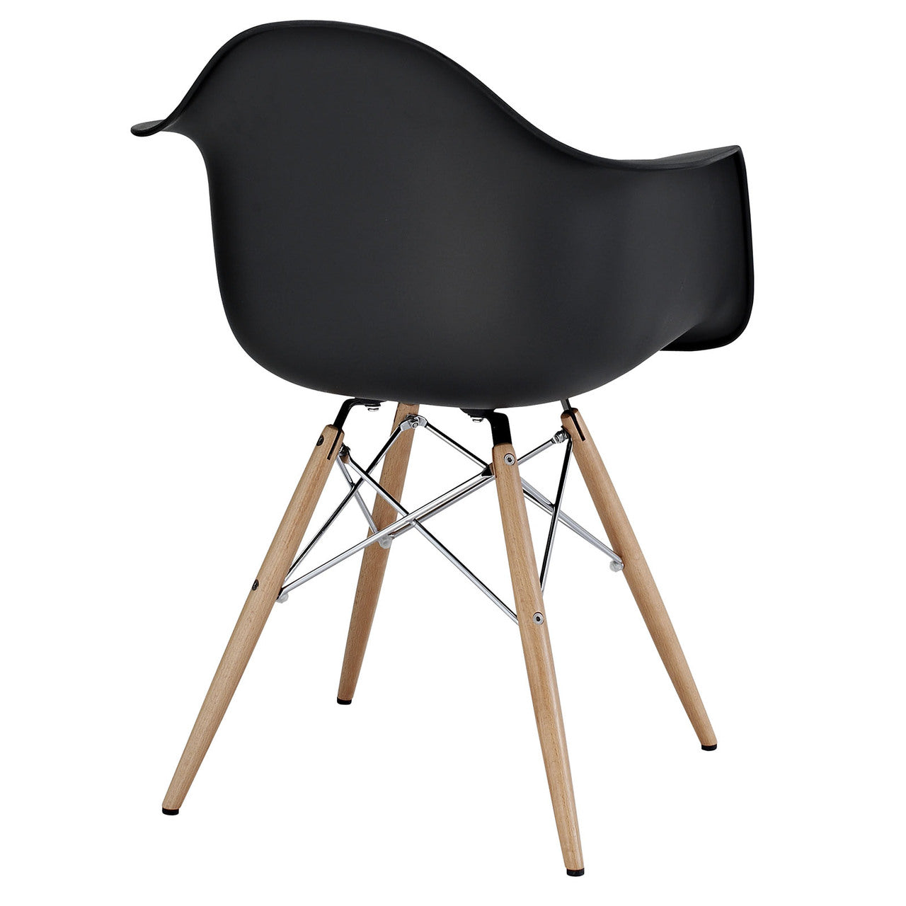 Pyramid Dining Armchair Set of 4 in Black