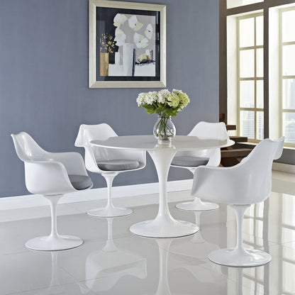 Lippa Dining Armchair Set of 4 in Gray