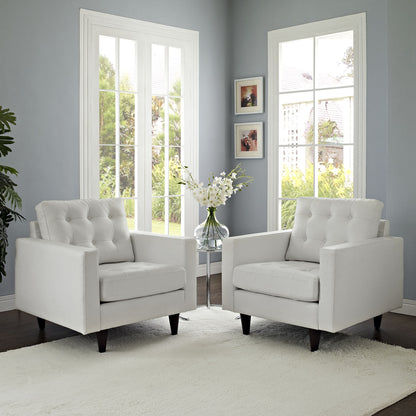 Empress Armchair Set of 2 in White