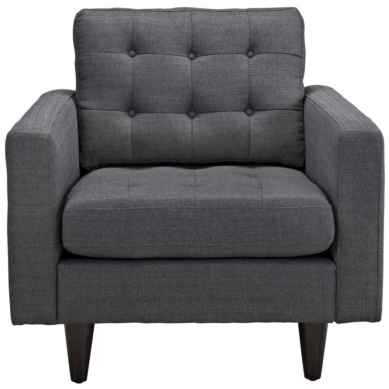 Empress Armchair Set of 2 in Gray