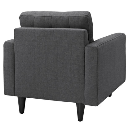 Empress Armchair Set of 2 in Gray