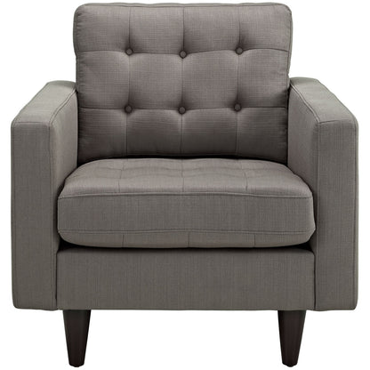 Empress Armchair Set of 2 in Granite