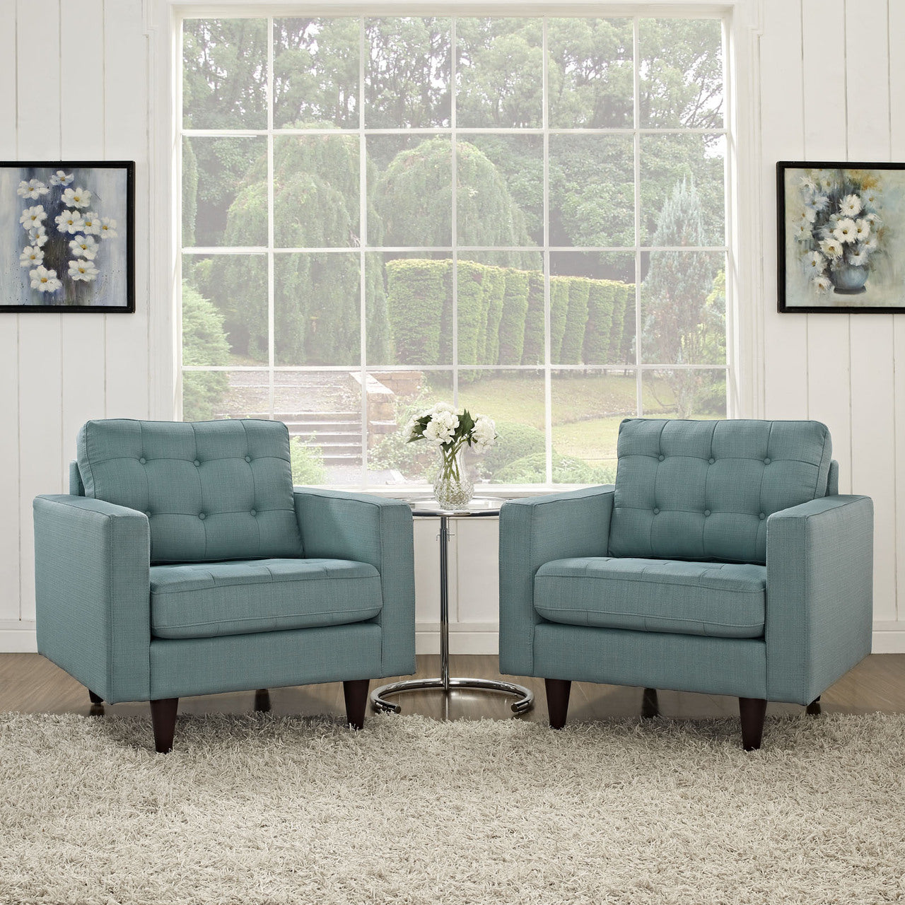 Empress Armchair Set of 2 in Lagua