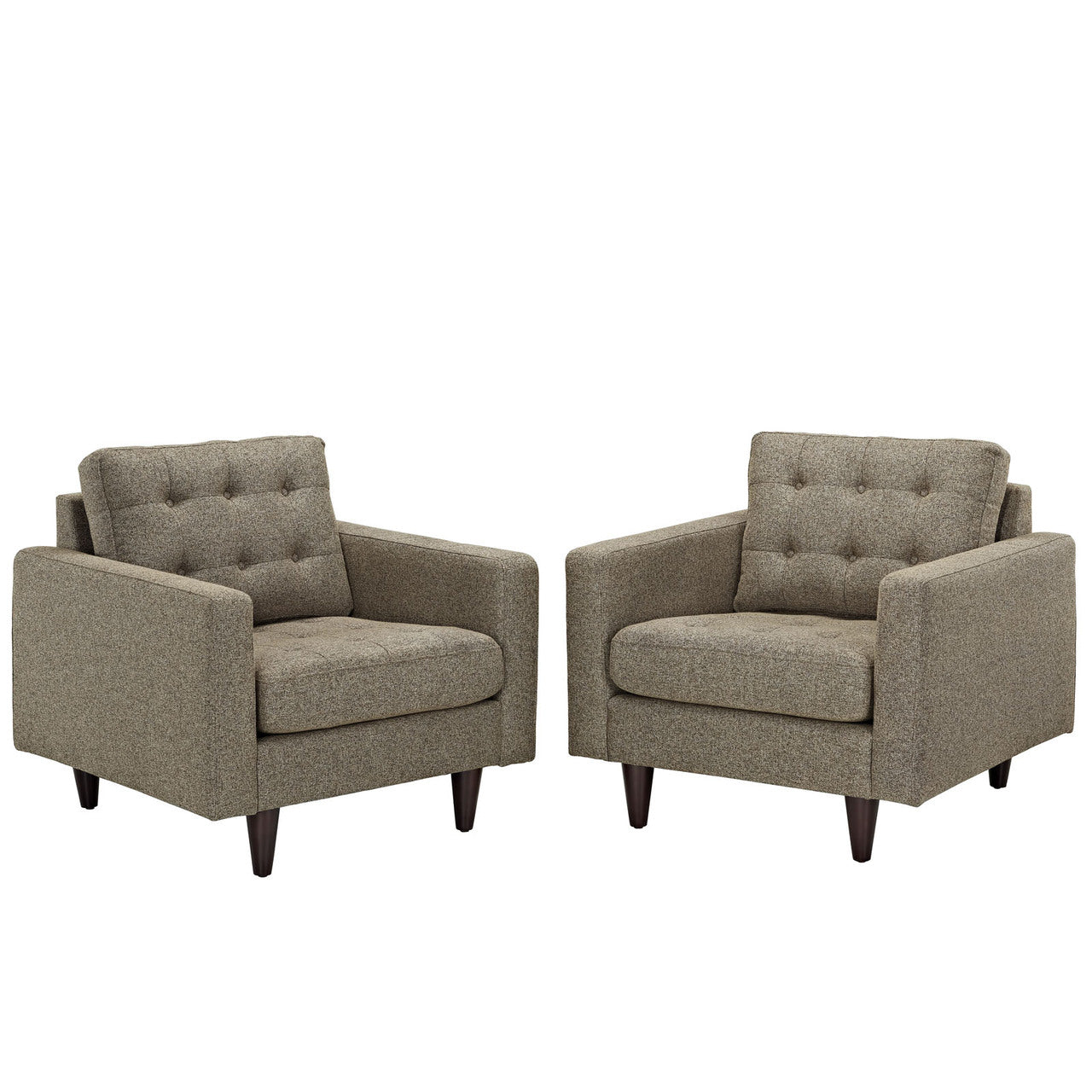 Empress Armchair Set of 2 in Oat