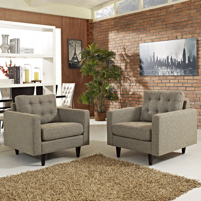 Empress Armchair Set of 2 in Oat