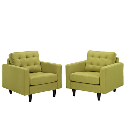 Empress Armchair Set of 2 in Wheatgrass