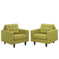 Empress Armchair Set of 2 in Wheatgrass