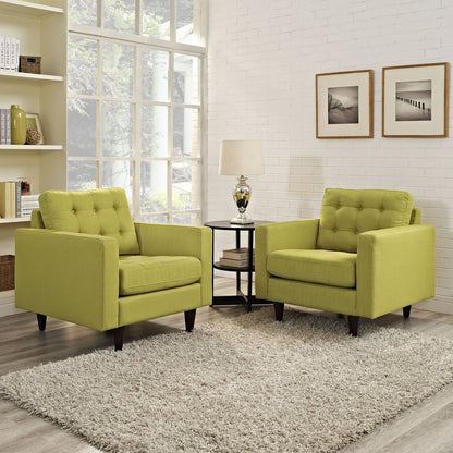 Empress Armchair Set of 2 in Wheatgrass