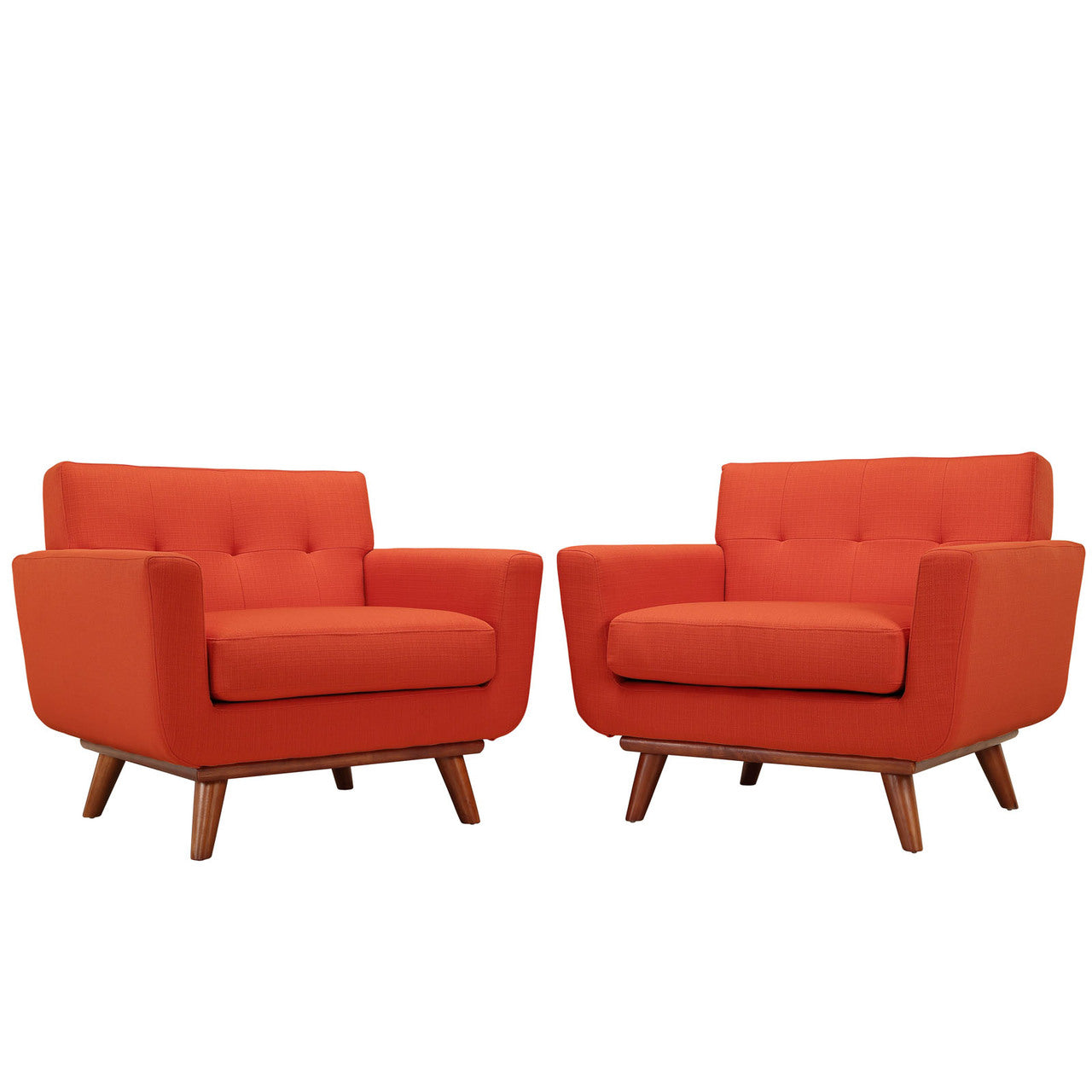 Engage Armchair Set of 2 in Atomic Red