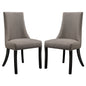 Reverie Dining Side Chair Set of 2 in Gray