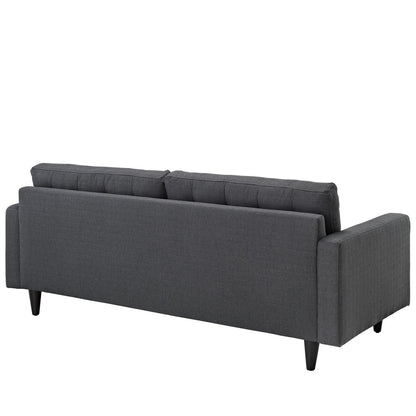 Empress Armchair and Sofa Set of 2 in Gray