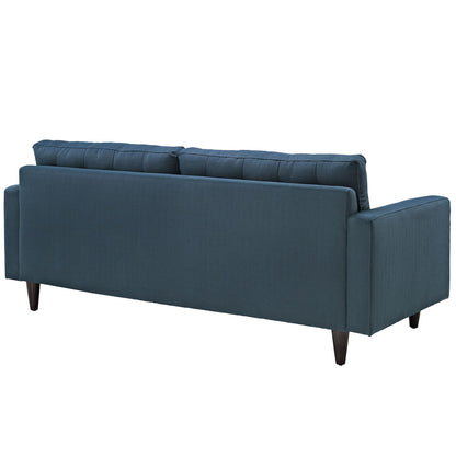 Empress Sofa and Armchairs Set of 3 in Azure