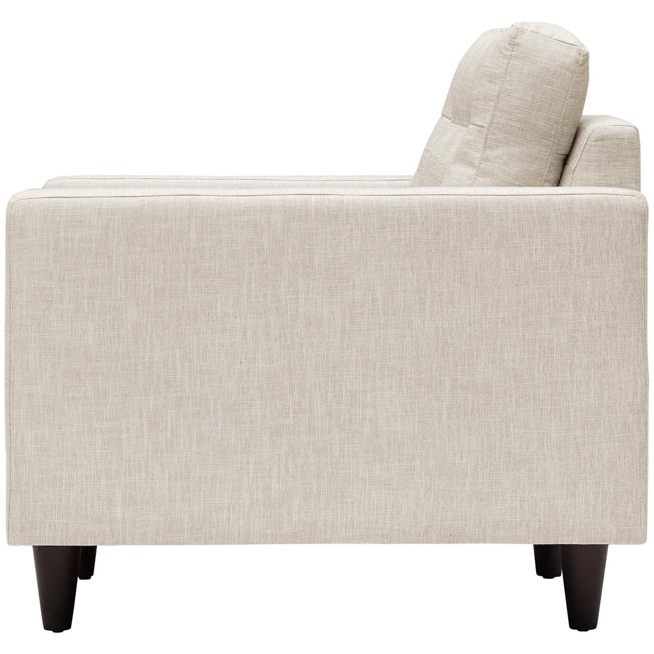 Empress Sofa and Armchairs Set of 3, Fabric, Beige 13247