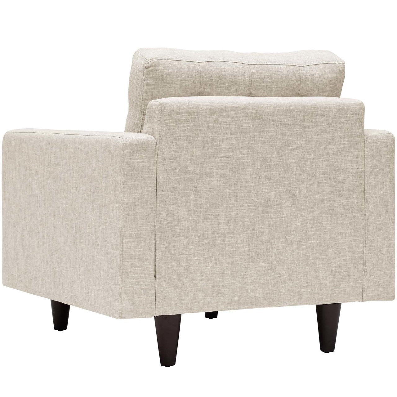 Empress Sofa and Armchairs Set of 3, Fabric, Beige 13247