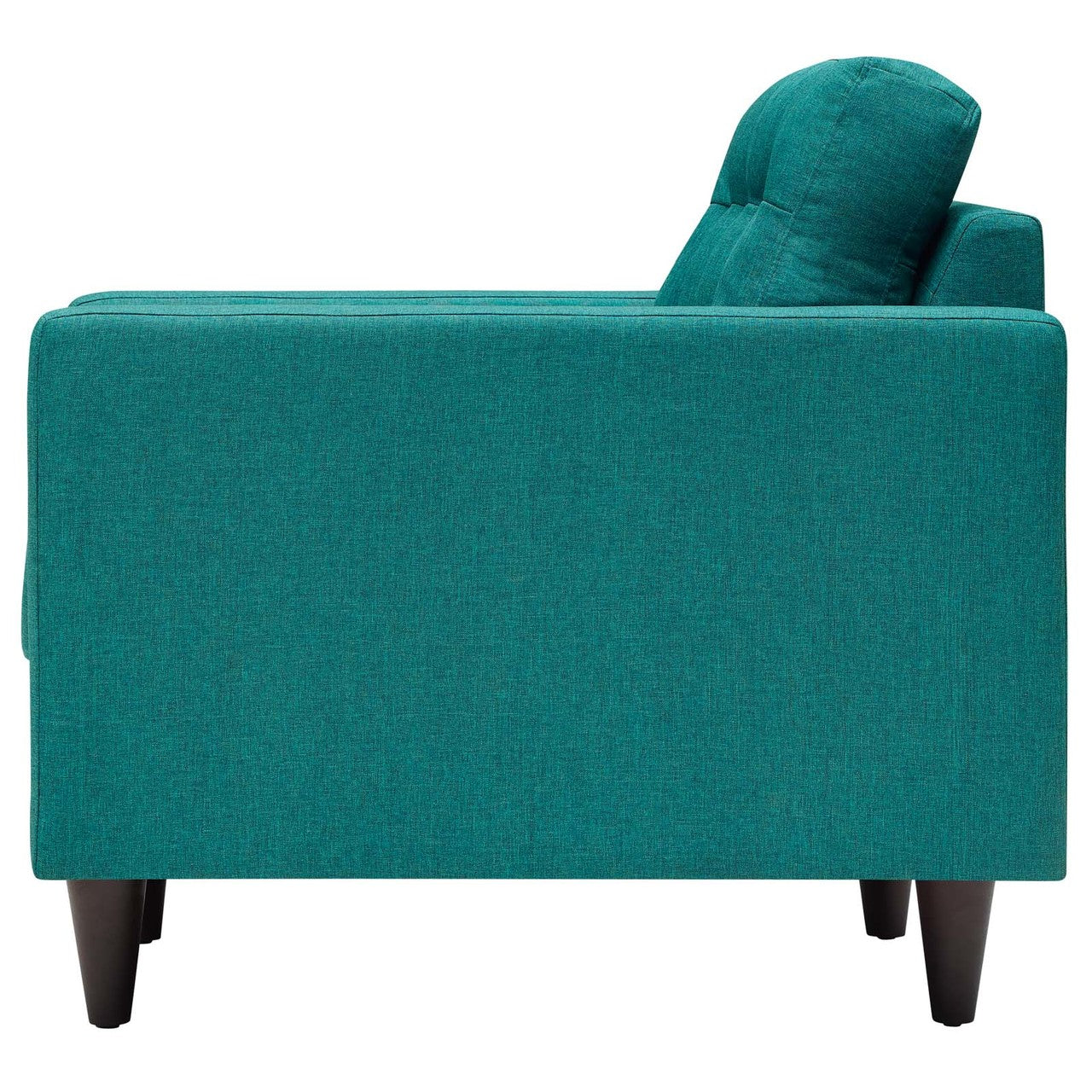 Empress Sofa and Armchairs Set of 3, Fabric, Aqua Blue 13248
