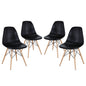 Pyramid Dining Side Chairs Set of 4 in Black