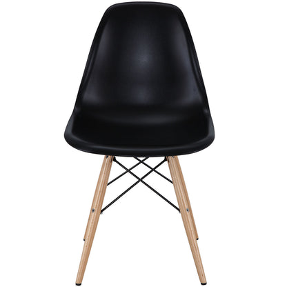 Pyramid Dining Side Chairs Set of 4 in Black