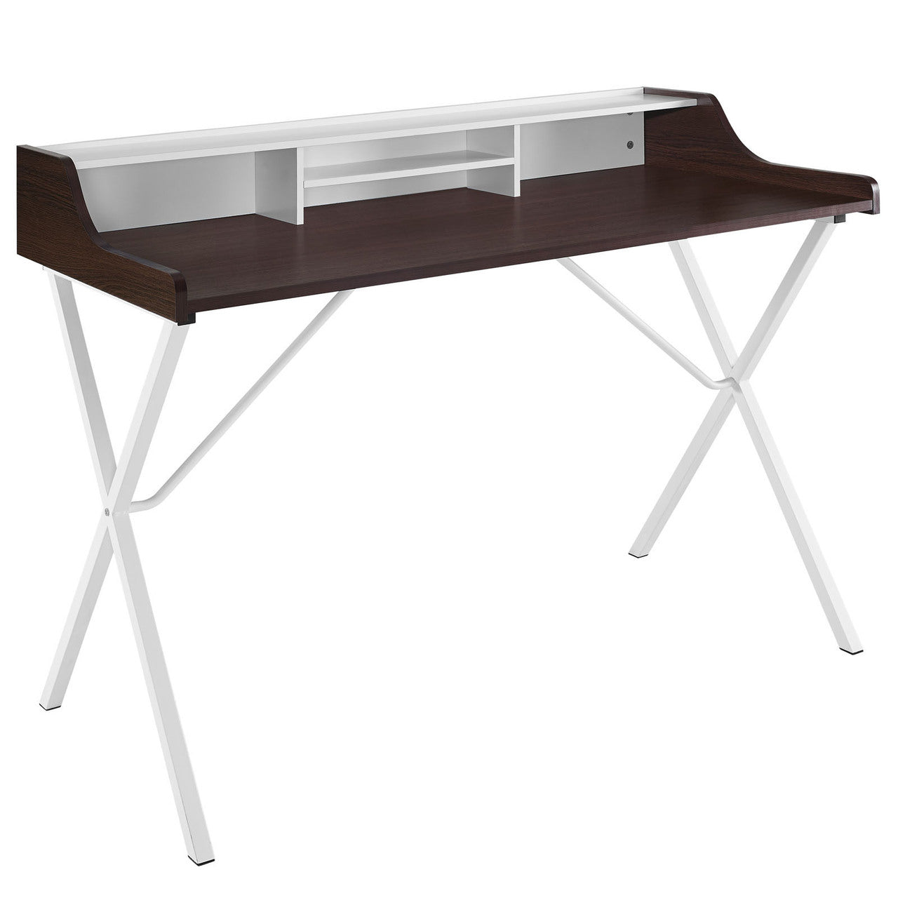 Bin Desk, Brown Wood