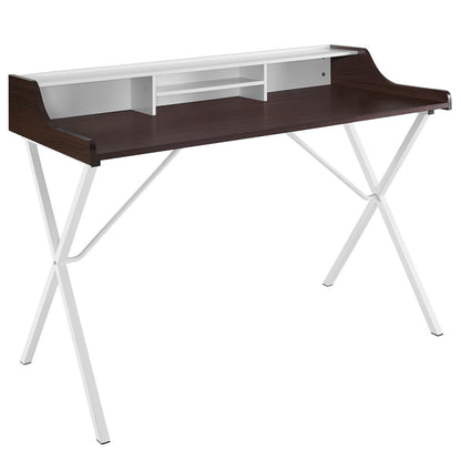 Bin Desk, Brown Wood