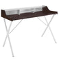 Bin Desk, Brown Wood