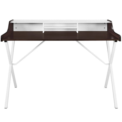 Bin Desk, Brown Wood