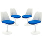 Lippa Dining Side Chair Set of 4 in Blue