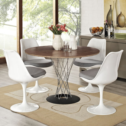 Lippa Dining Side Chair Set of 4 in Gray