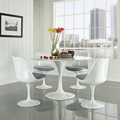 Lippa Dining Side Chair Set of 4 in Gray