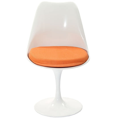 Lippa Dining Side Chair Set of 4 in Orange