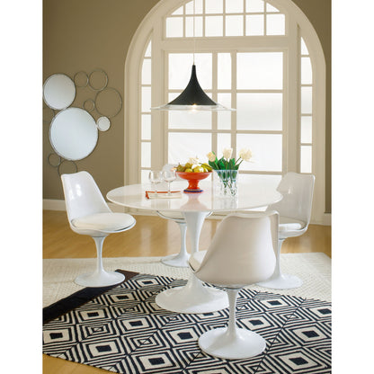 Lippa Dining Side Chair Set of 4 in White