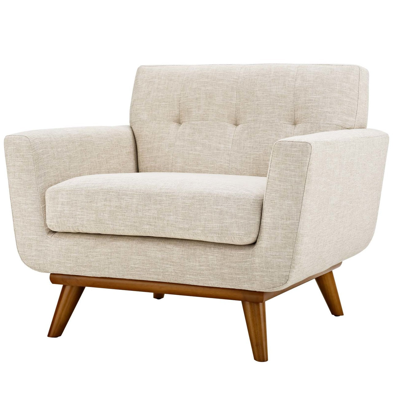 Engage Armchairs and Sofa Set of 3, Fabric, Beige 13251