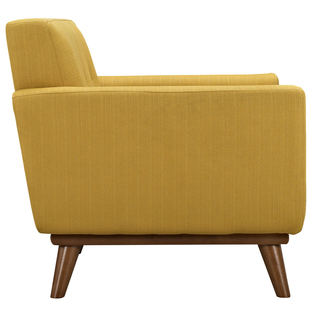Engage Armchairs and Sofa Set of 3, Orange Fabric