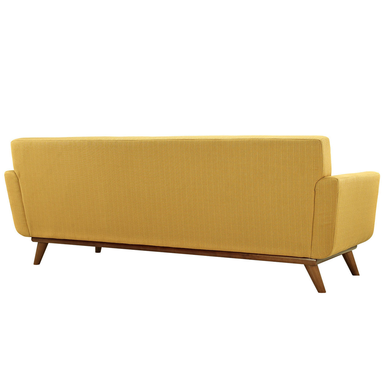 Engage Armchairs and Sofa Set of 3, Orange Fabric