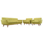 Engage Armchairs and Sofa Set of 3 in Wheatgrass
