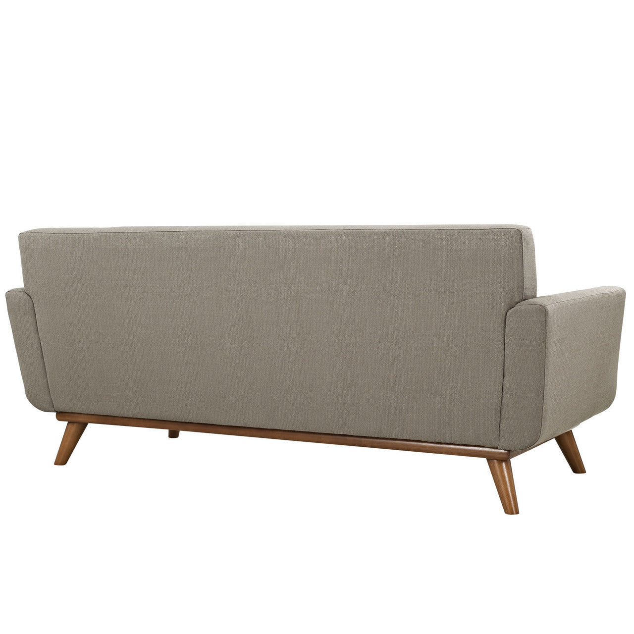 Engage Armchair and Loveseat Set of 2, Granite Grey Fabric