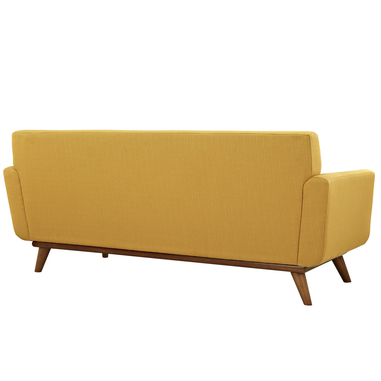 Engage Loveseat and Sofa Set of 2, Orange Fabric