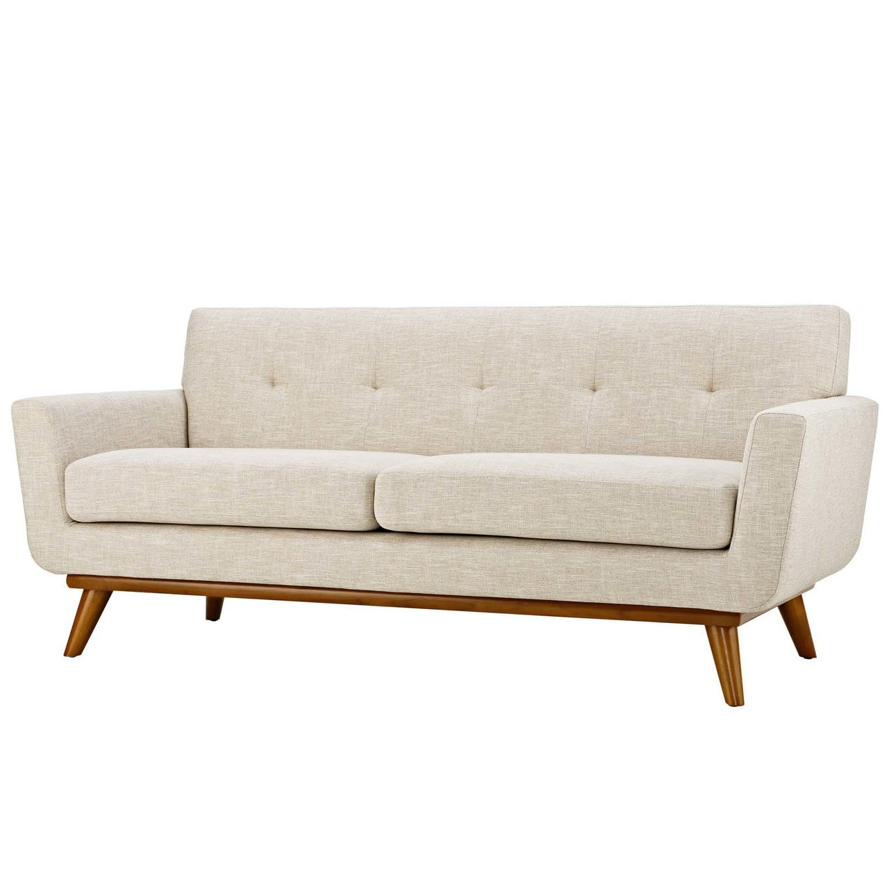 Engage Sofa Loveseat and Armchair Set of 3, Fabric, Beige 13255