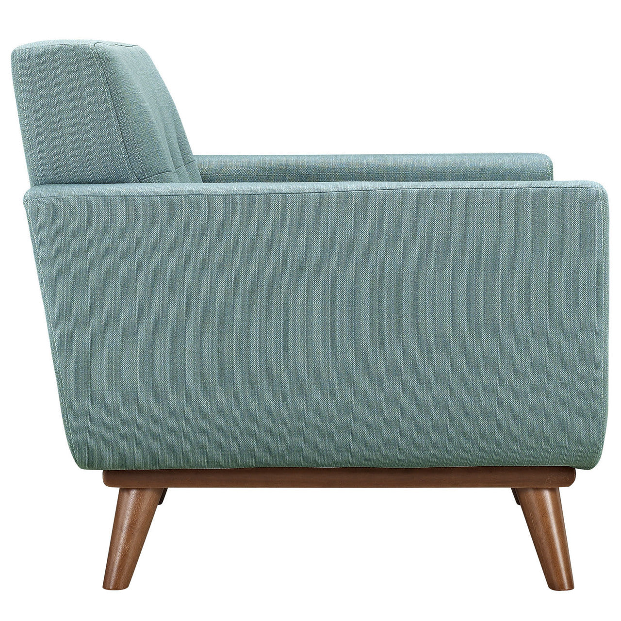 Engage Sofa Loveseat and Armchair Set of 3, Blue Fabric