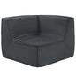 Align Upholstered Corner Sofa in Charcoal