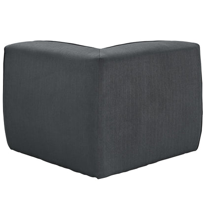 Align Upholstered Corner Sofa in Charcoal