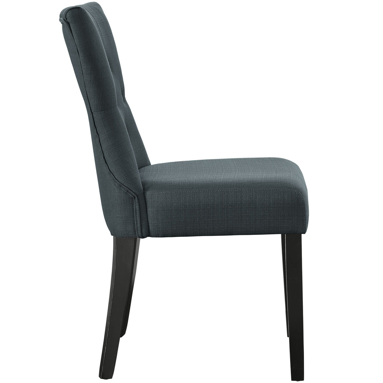 Silhouette Dining Side Chair, Grey Fabric