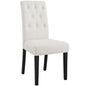 Confer Dining Fabric Side Chair, Beige Fabric