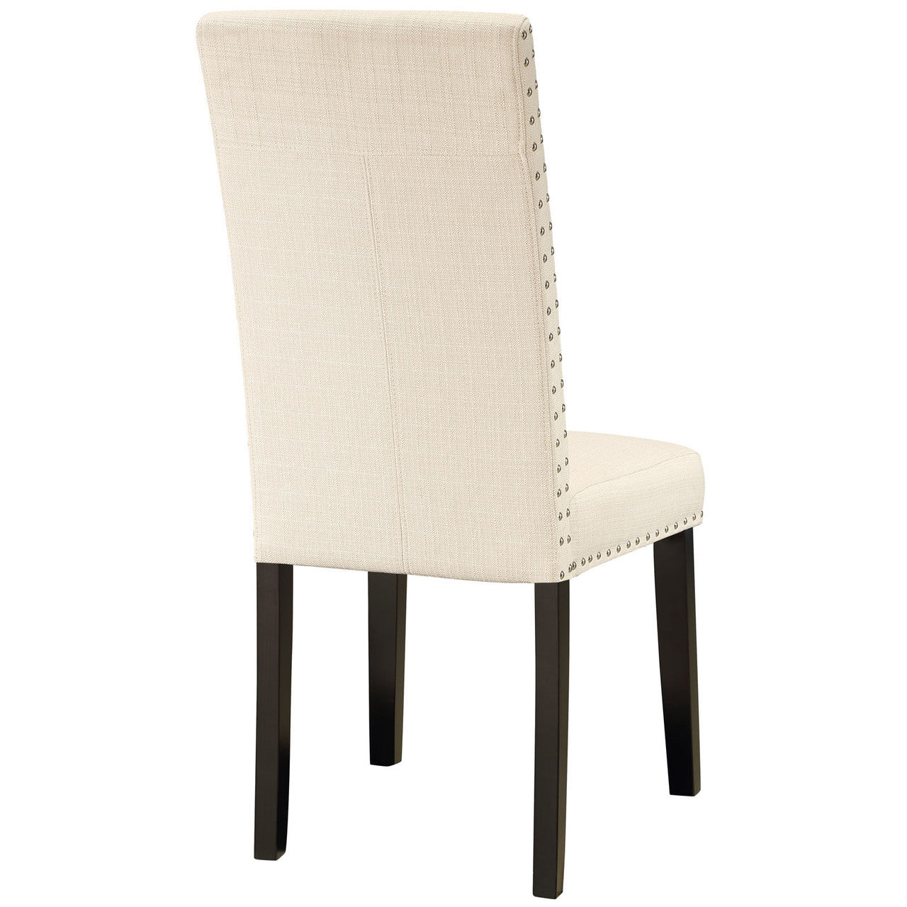 Parcel Dining Fabric Side Chair, Beige Fabric